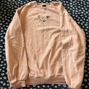 Urban Outfitters Light Pink Sweatshirt